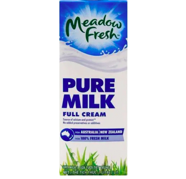 Meadow Fresh UHT Pure Milk Full Cream 1L