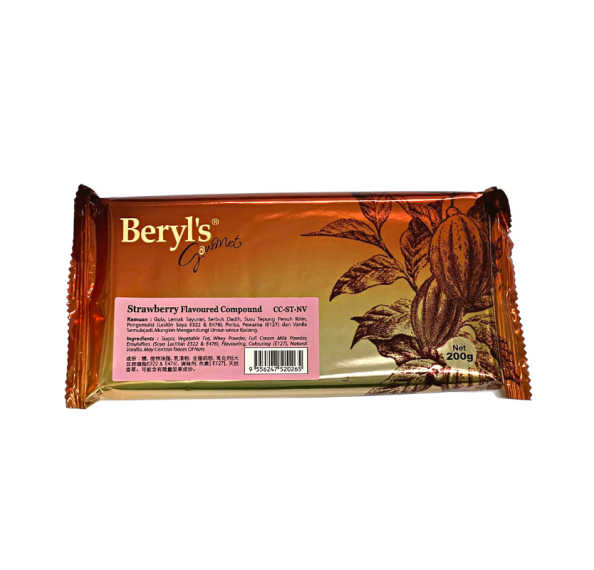 Beryls Strawberry Compound Bar 200g
