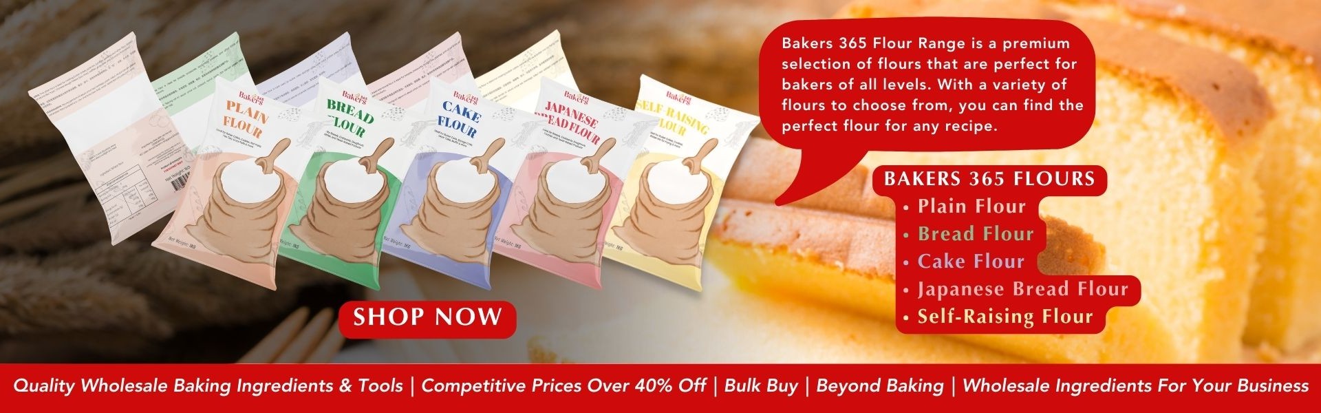 Bakers 365 Flours