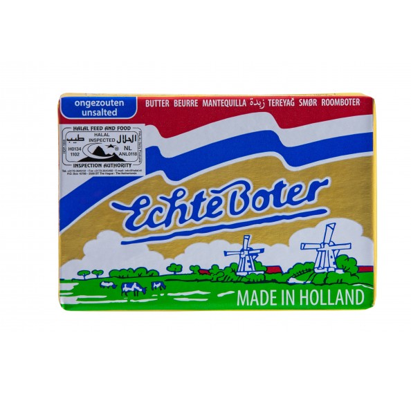 Echte Boter Unsalted Butter 250g