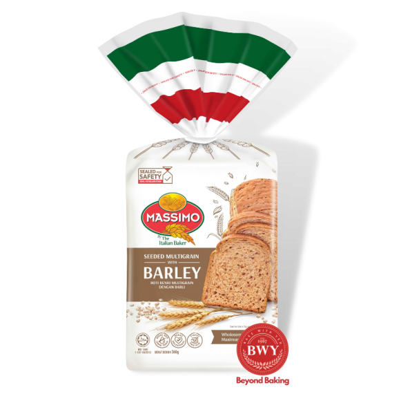 MASSIMO SEEDED MULTIGRAIN WITH BARLEY LOAF 360G | AVAILABLE IN OUR OUTLETS