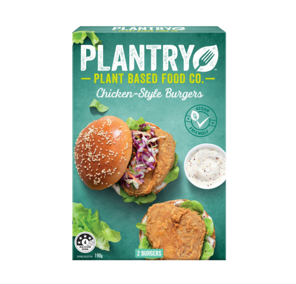 Plantry Plant Based Chicken Style Burgers 190G