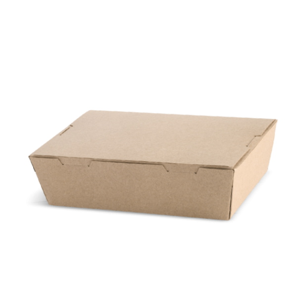 Brown Lunch Box L1600 50pcs