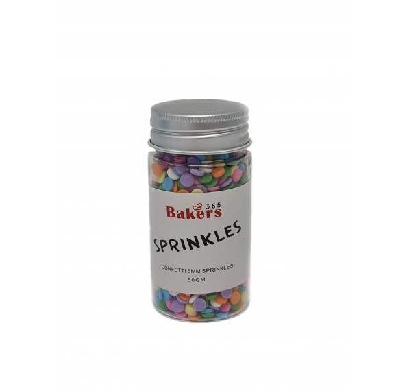 Confetti 5mm Sprinkles 50g