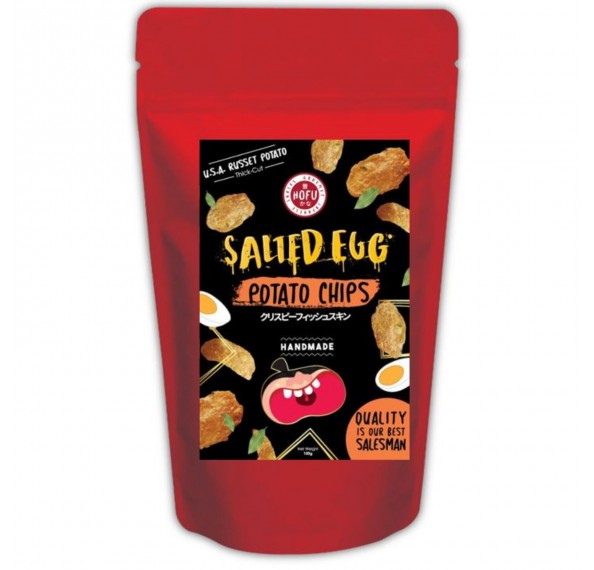 Hofu Salted Egg Potato Chip 100g