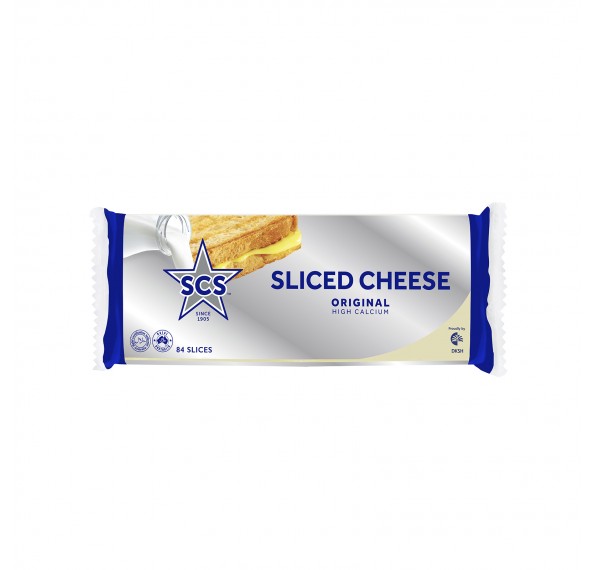 SCS Cheese Slices 84's 1kg